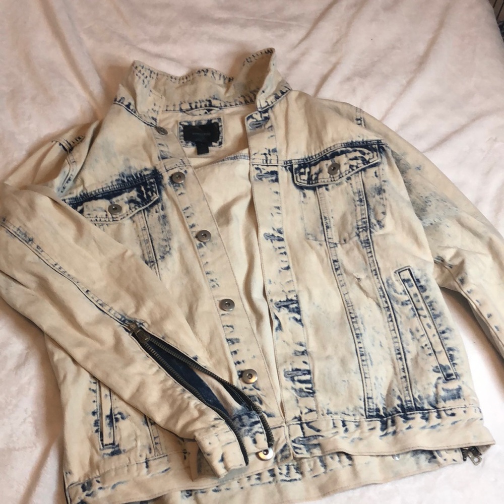 Acid wash Jean jacket